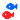 マリンカラー(魚) ﾃﾞｺﾒ絵文字